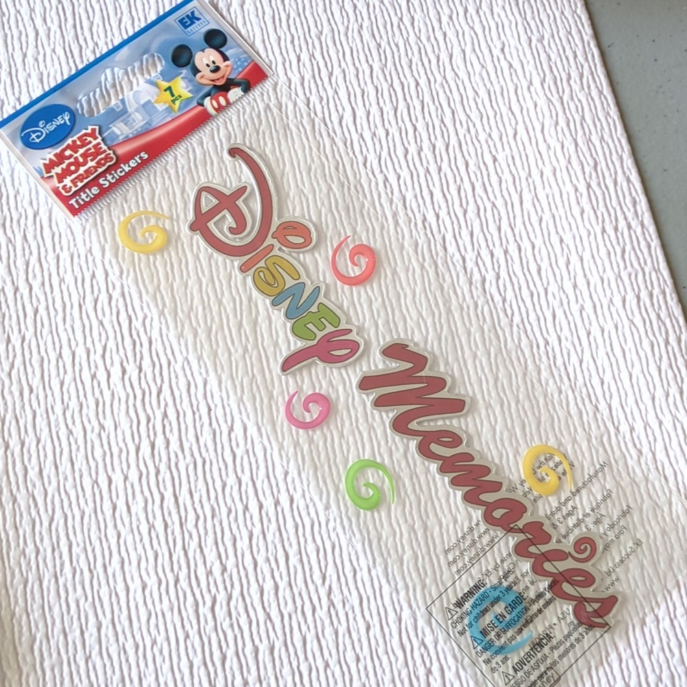 ☀️Disney Memories Colorful Stickers - EK Success